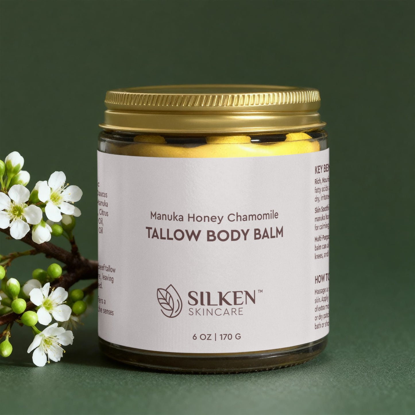 Manuka Honey Chamomile Tallow Body Balm